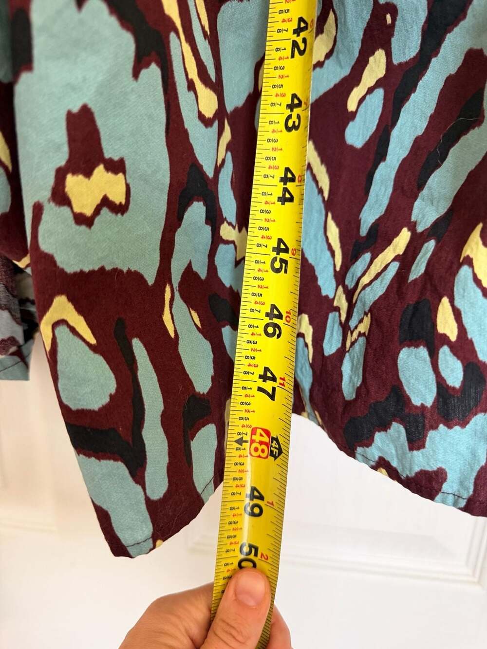 BOGO Maeve Anthropologie The Bettina Tiered Midi Shirt Dress in Abstract Leopard - Picture 8 of 11
